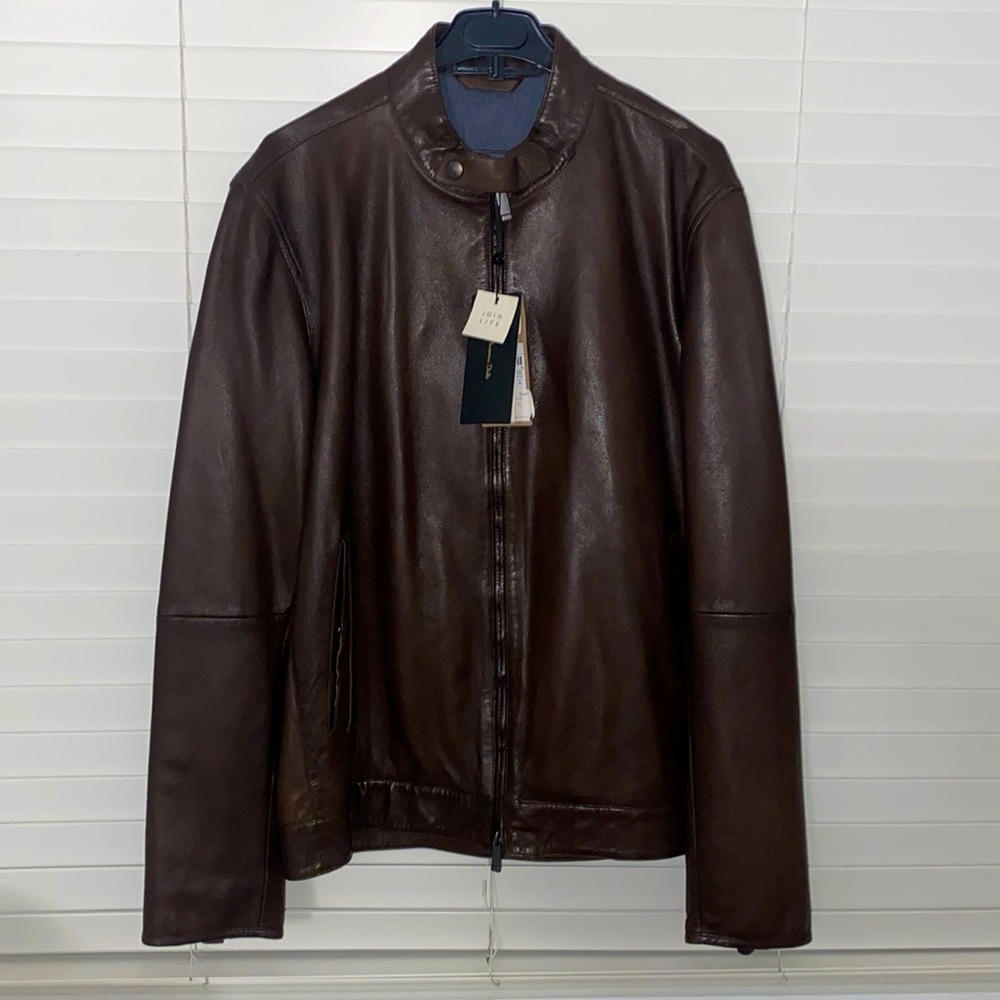 Massimo Dutti leather jacket